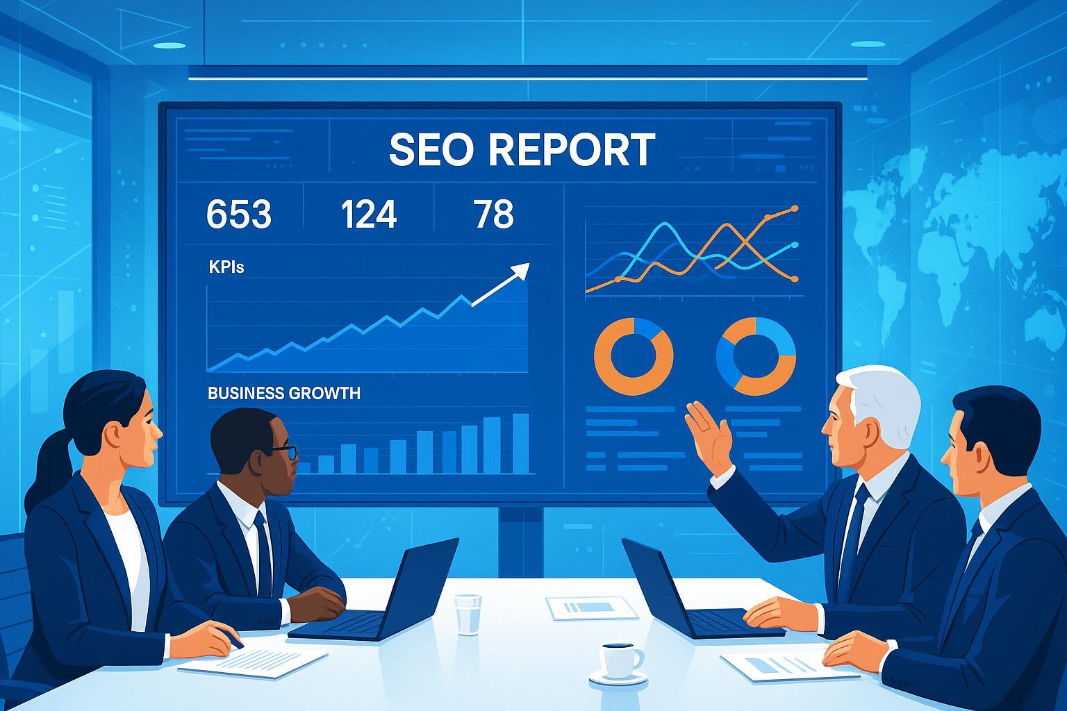 SEO KPI报告业务增长最佳实践指南封面图
