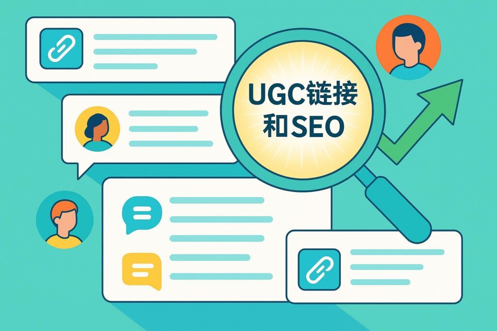 UGC链接与SEO影响视觉封面