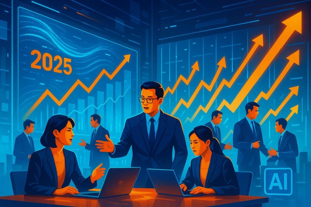 2025中国企业AI数据驱动作战市场的战术营销增长封面图