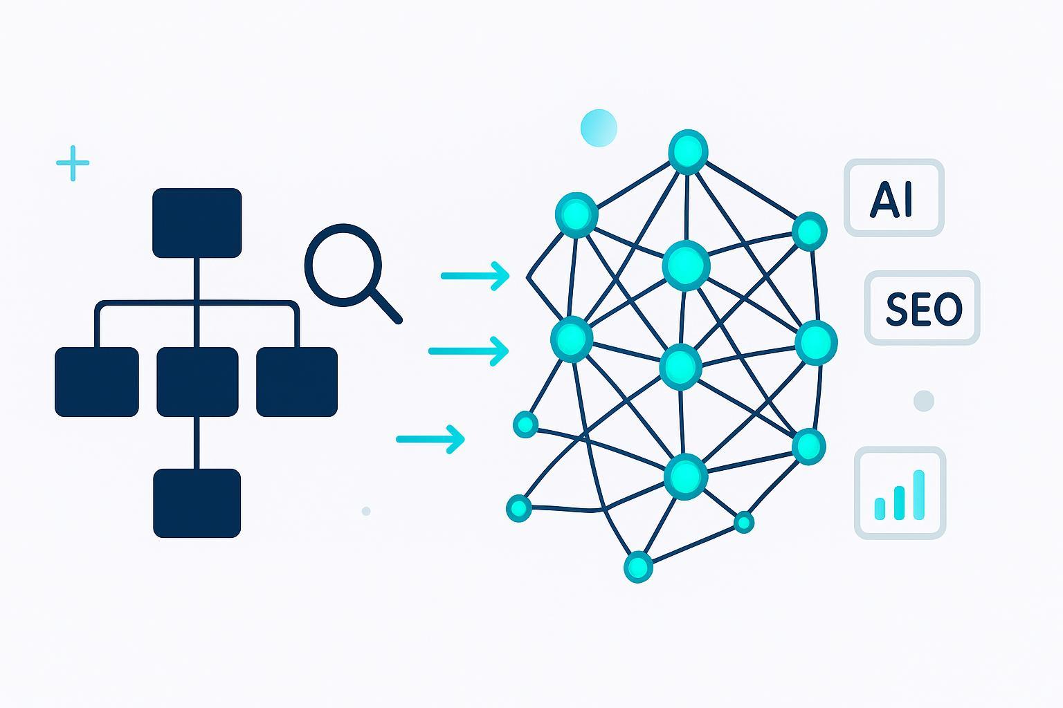 AI 驱动的 SEO 系统：站点地图与神经网络结合的可视化封面